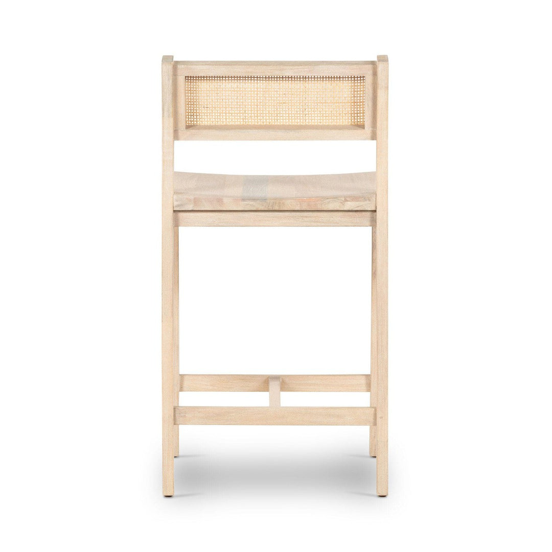 Clara Counter Stool - White Wash Mango