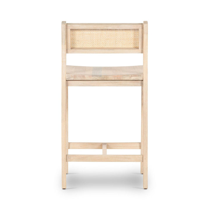 Clara Counter Stool - White Wash Mango