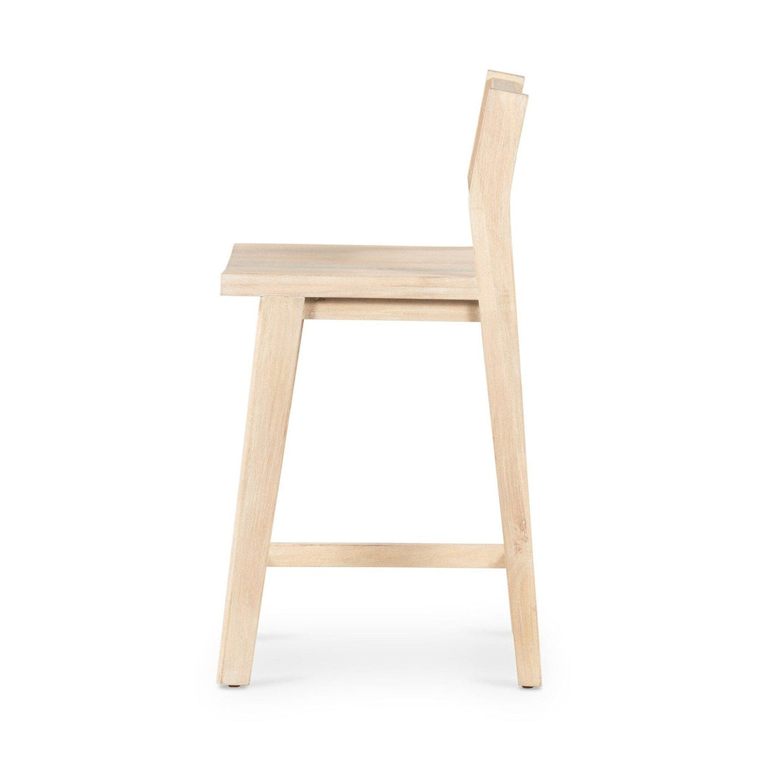 Clara Counter Stool - White Wash Mango