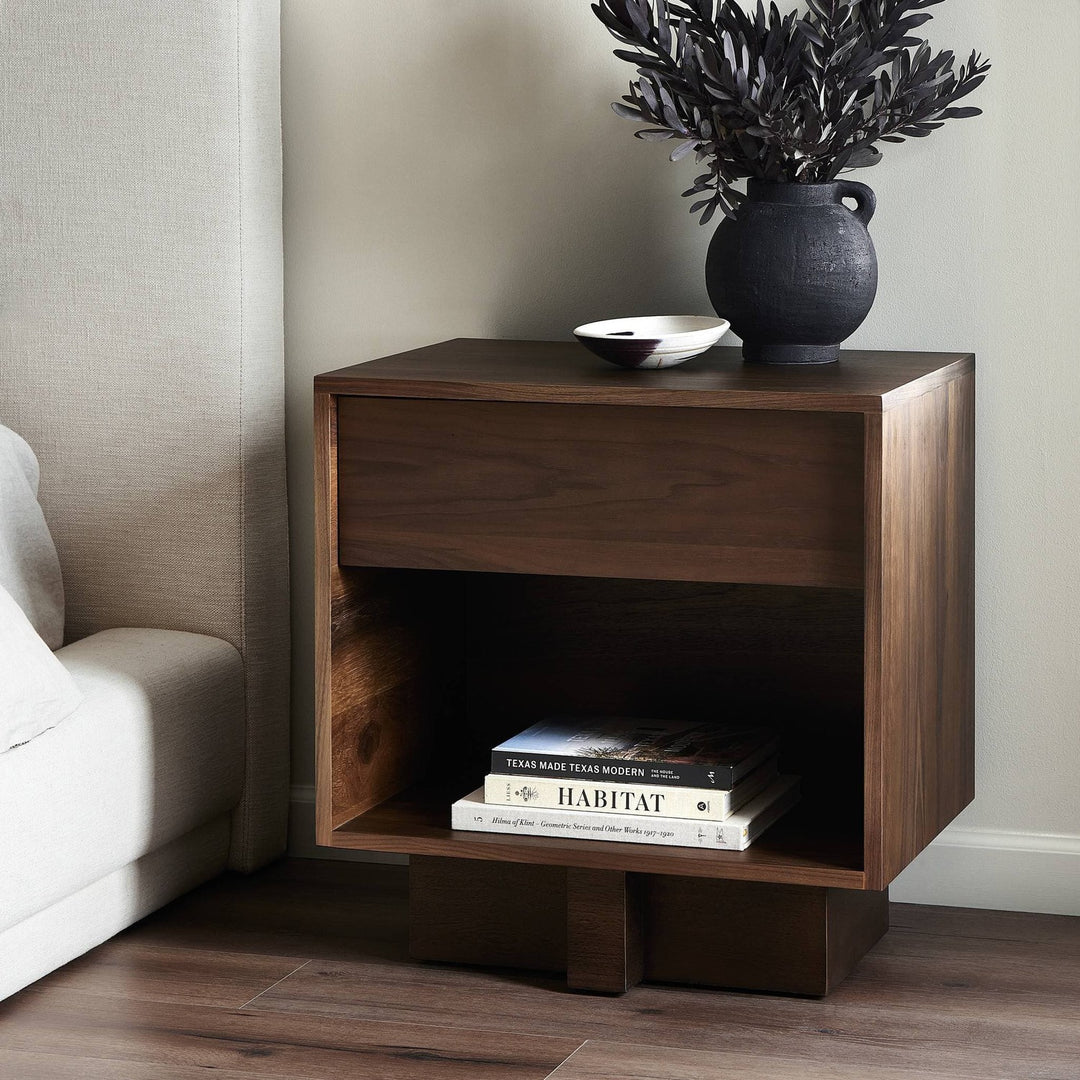 Lincoln Nightstand - Dark Walnut