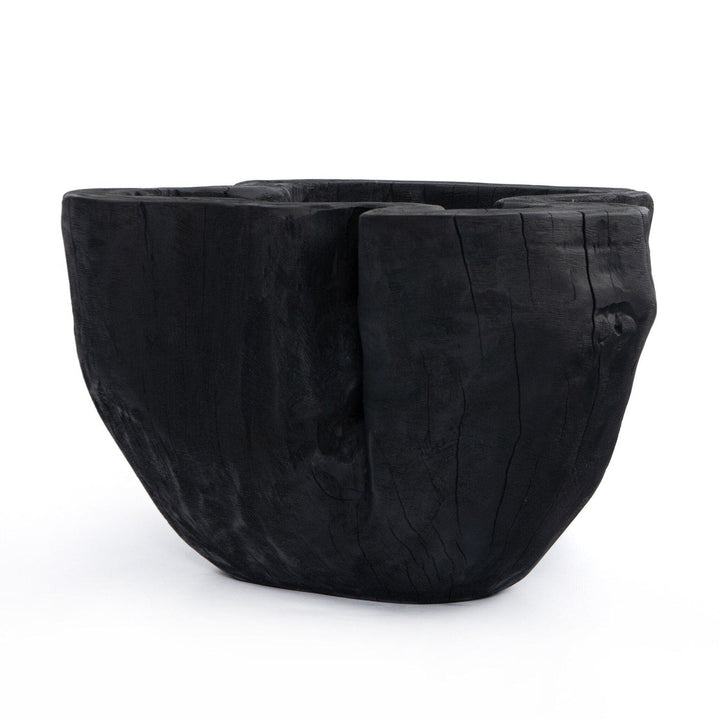 Raw Edge Bowl - Carbonized Black