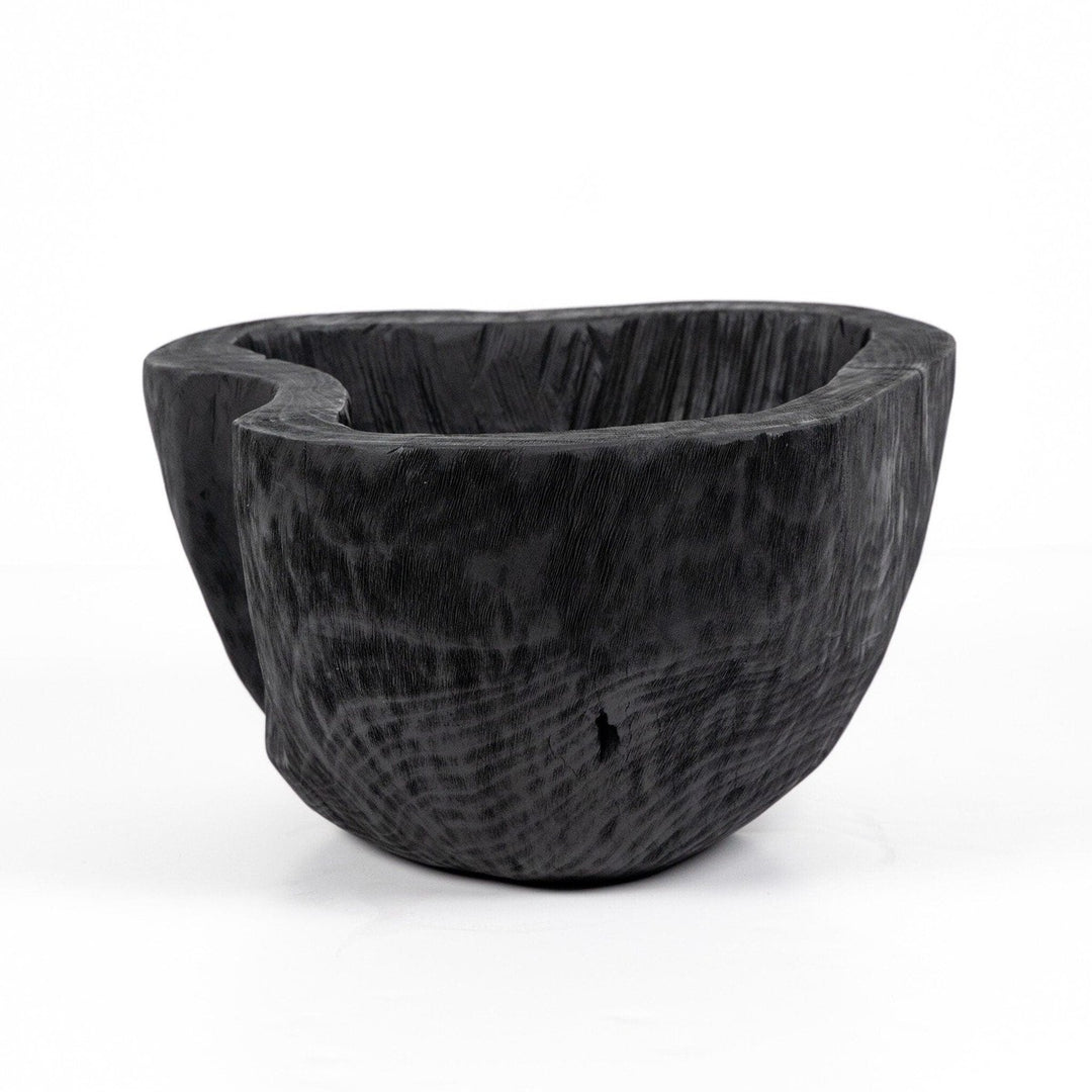 Raw Edge Bowl - Carbonized Black