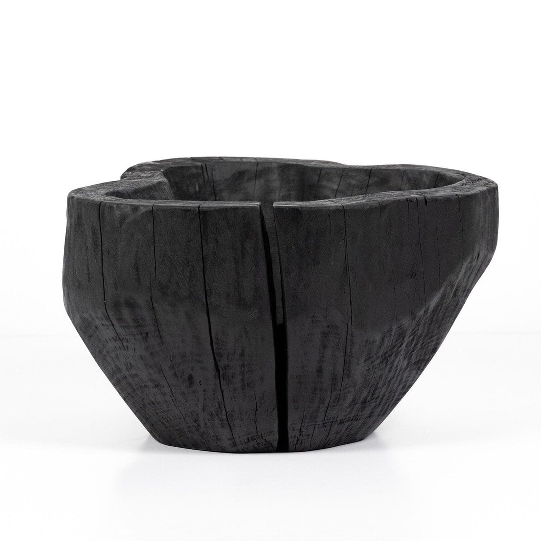 Raw Edge Bowl - Carbonized Black