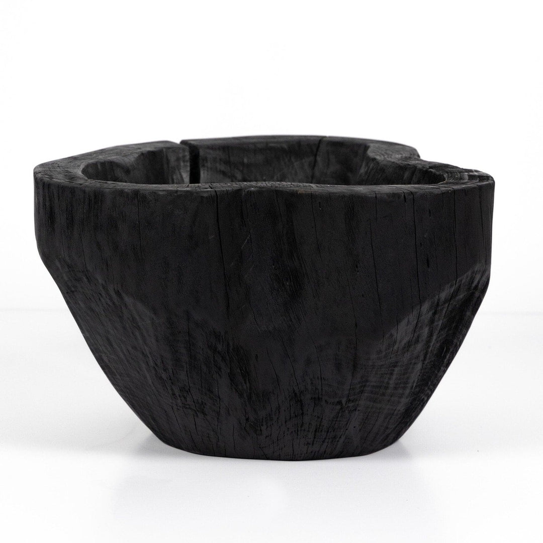 Raw Edge Bowl - Carbonized Black