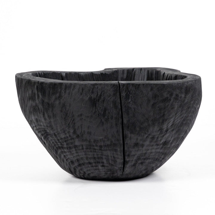 Raw Edge Bowl - Carbonized Black