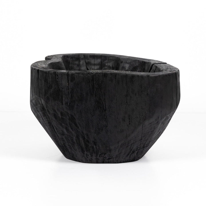 Raw Edge Bowl - Carbonized Black