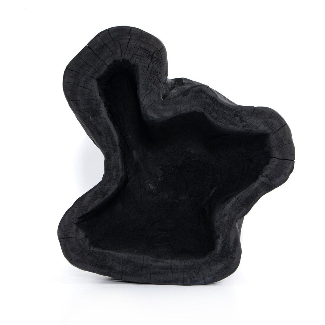 Raw Edge Bowl - Carbonized Black