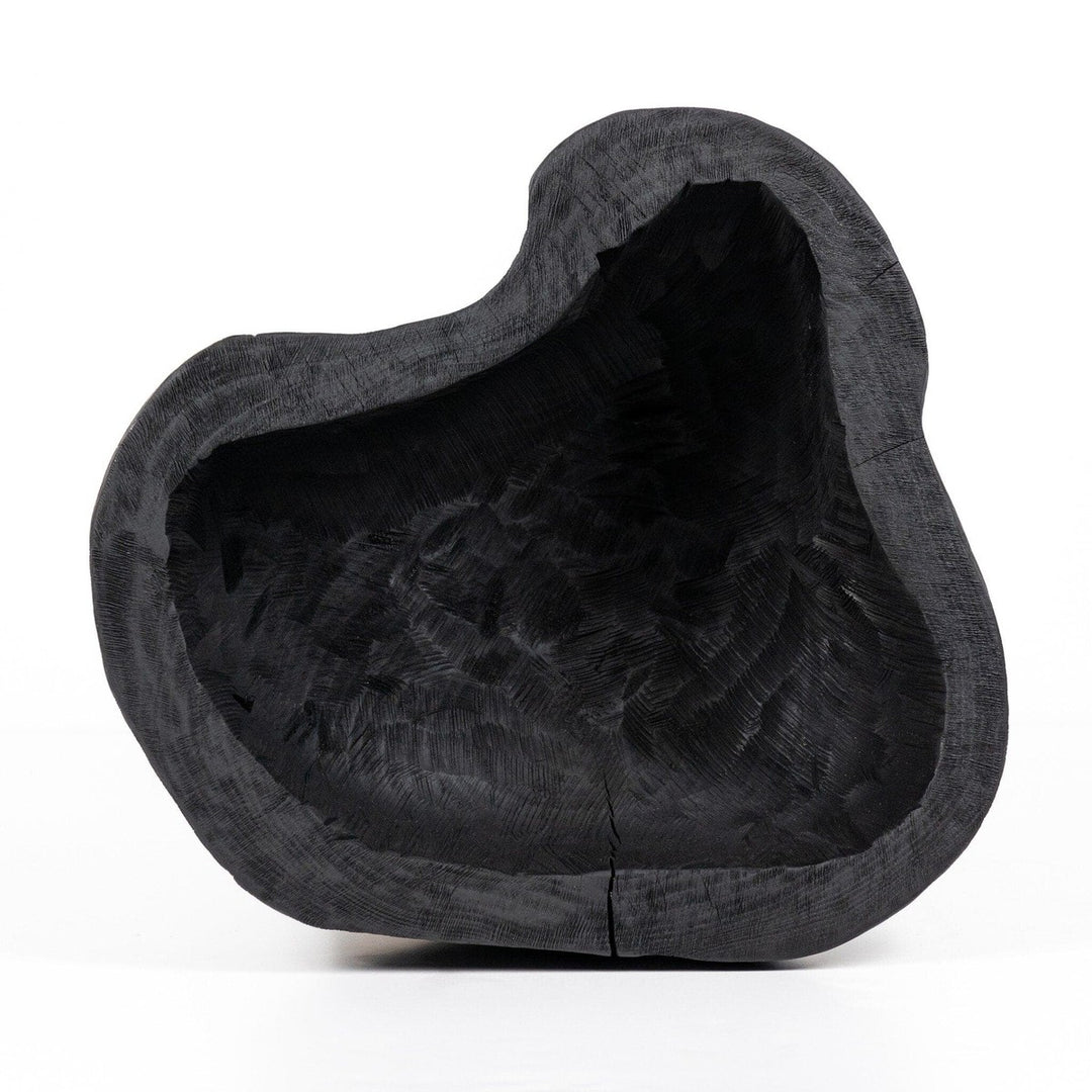 Raw Edge Bowl - Carbonized Black