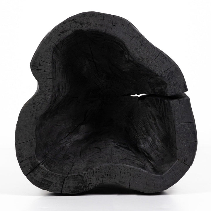 Raw Edge Bowl - Carbonized Black