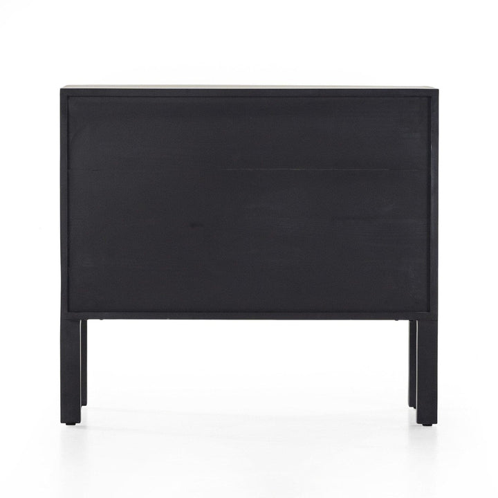 Isaac Bar Cabinet - Black Wash Poplar