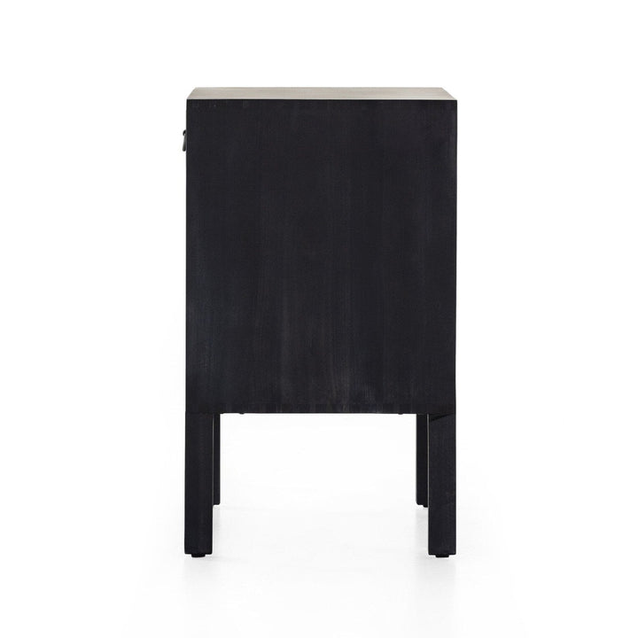 Isaac Bar Cabinet - Black Wash Poplar