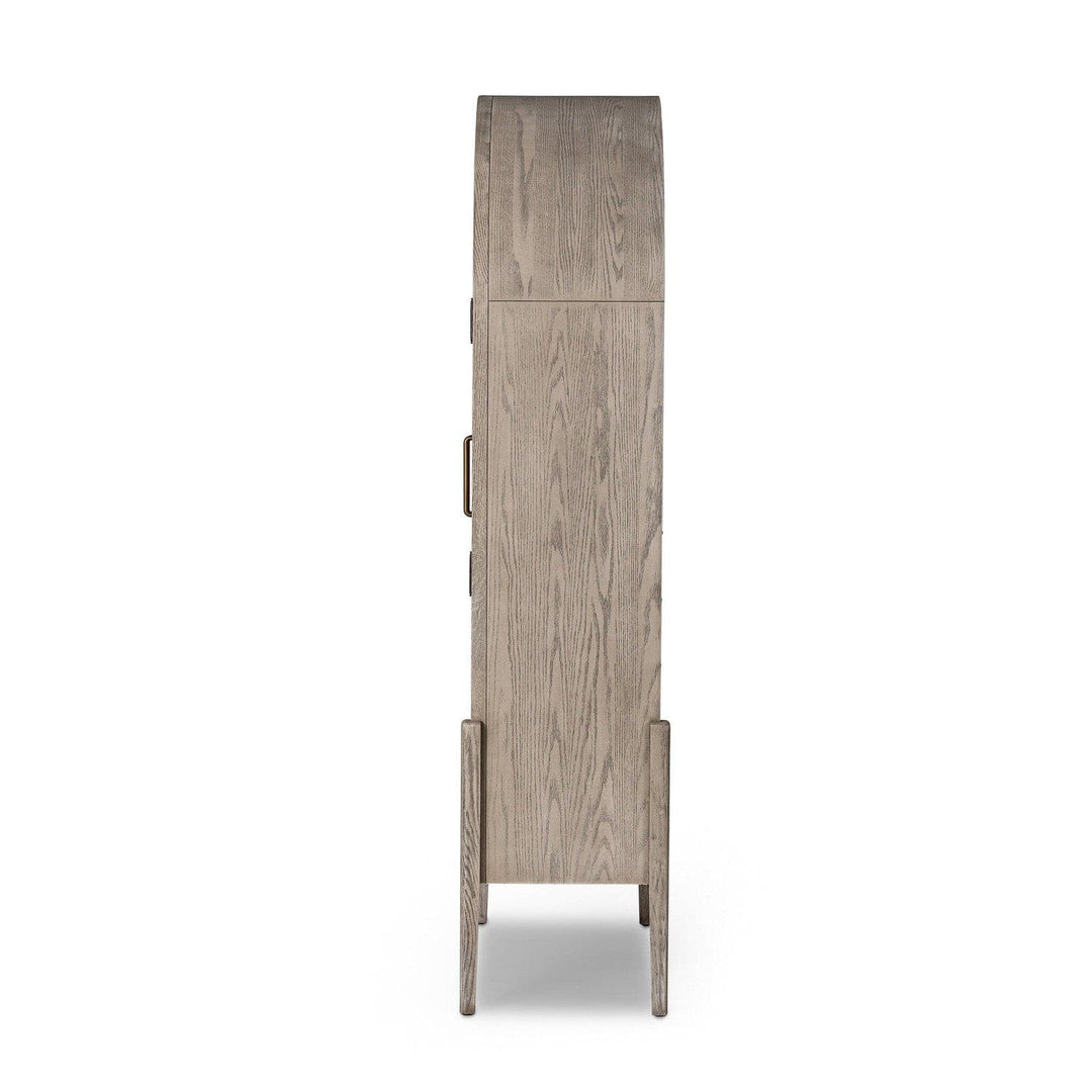 Marlow Cabinet - Rustic White Solid