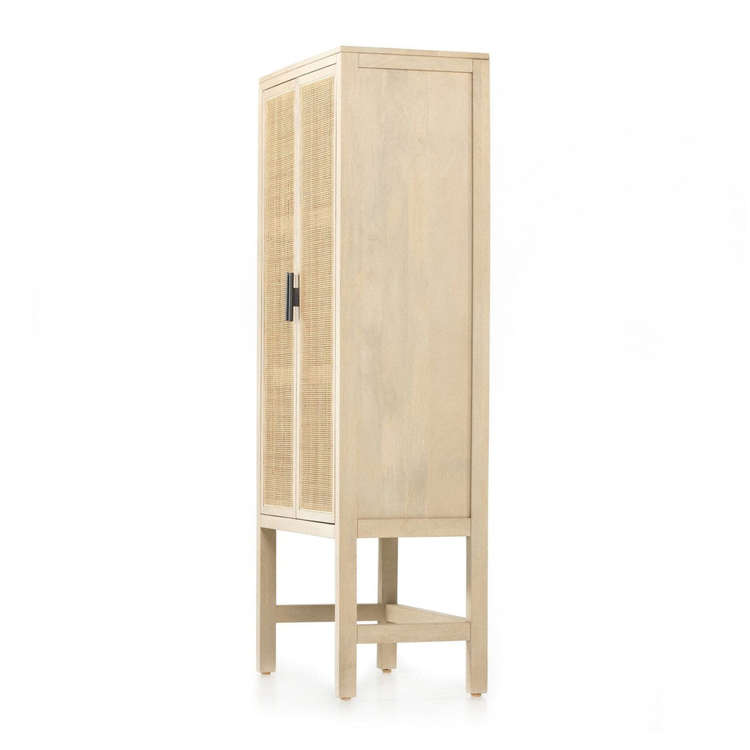 Cadence Narrow Cabinet - Natural Cane