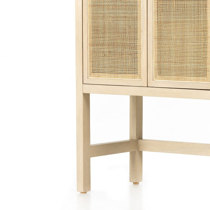 Cadence Narrow Cabinet - Natural Cane