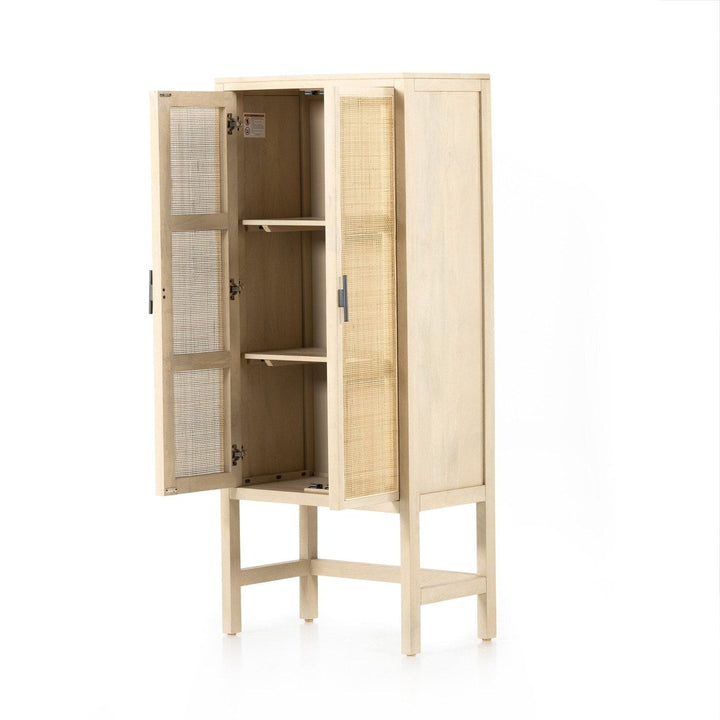 Cadence Narrow Cabinet - Natural Cane