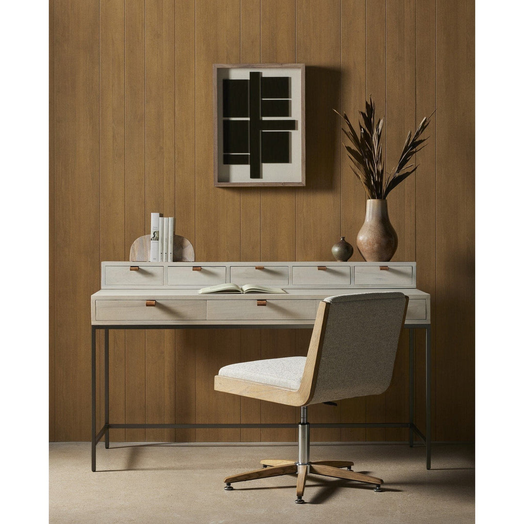 Cara Desk Chair - Light Camel