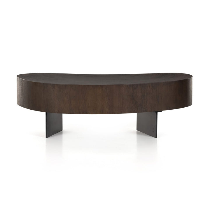 Garrett Coffee Table - Tall Piece - Smoked Guanacaste