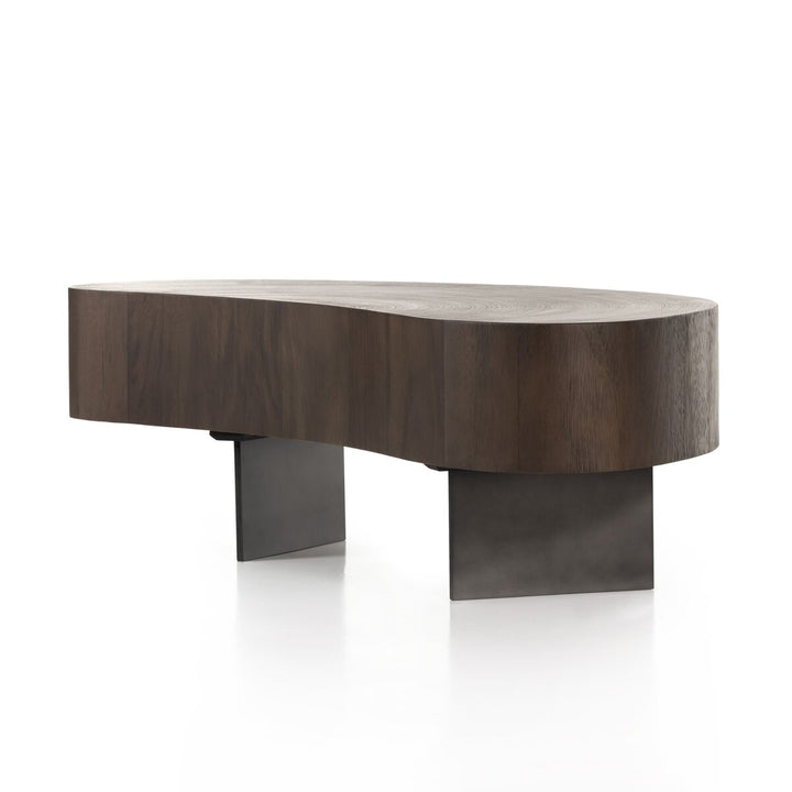 Garrett Coffee Table - Tall Piece - Smoked Guanacaste