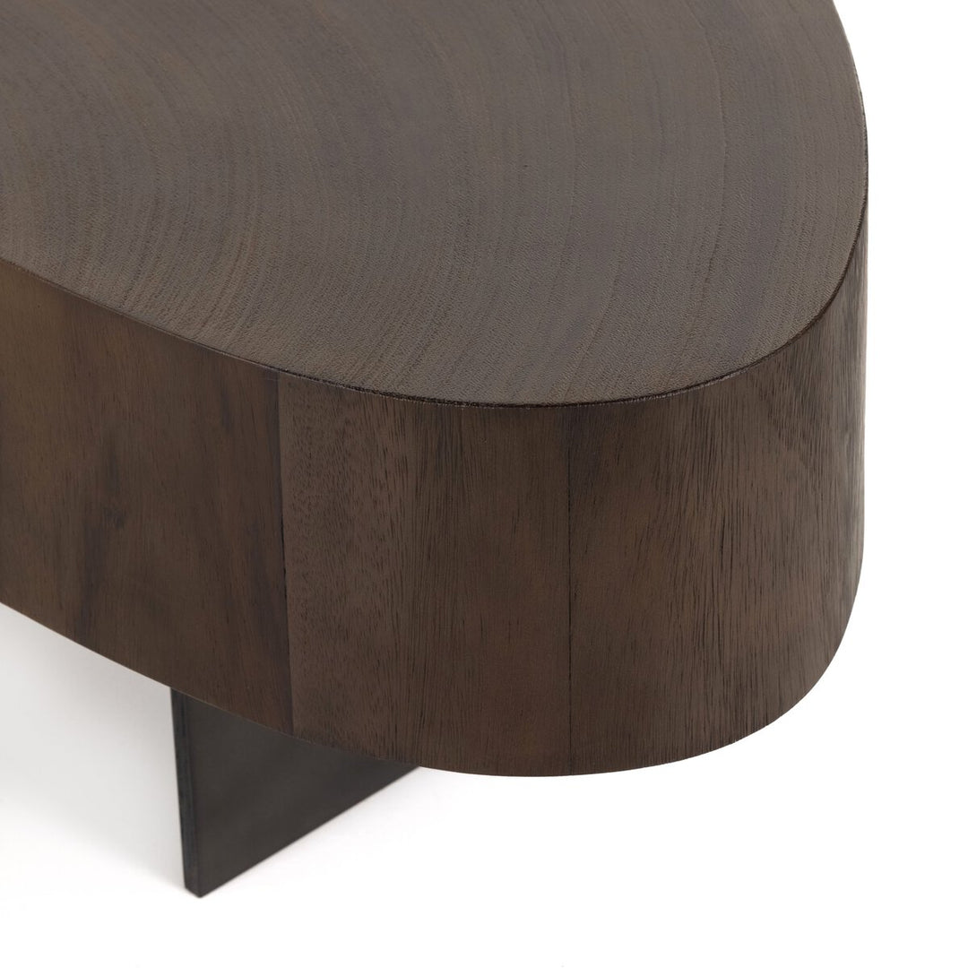 Garrett Coffee Table - Tall Piece - Smoked Guanacaste