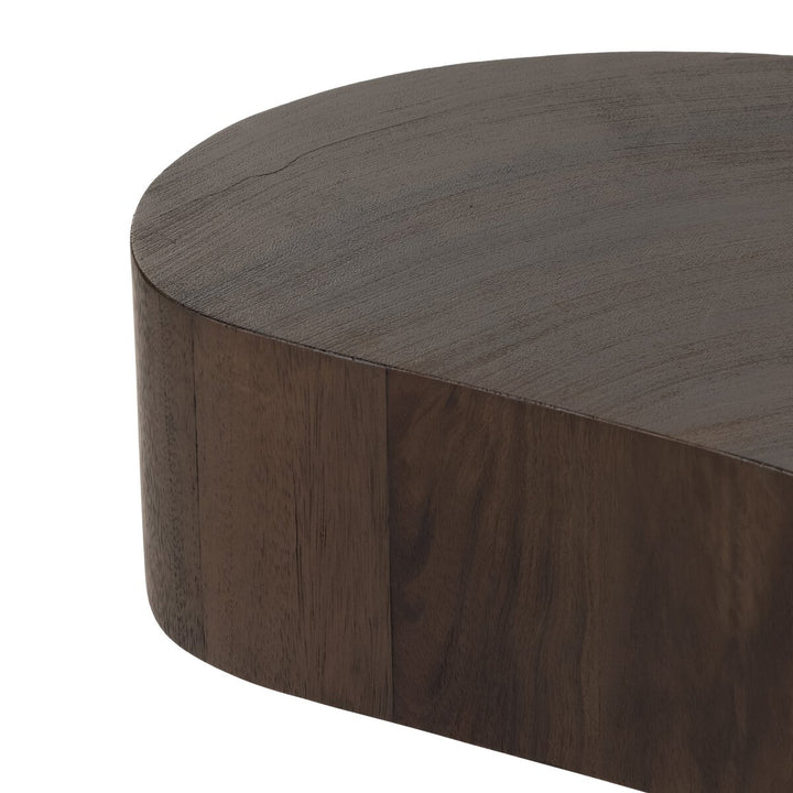 Garrett Coffee Table - Tall Piece - Smoked Guanacaste