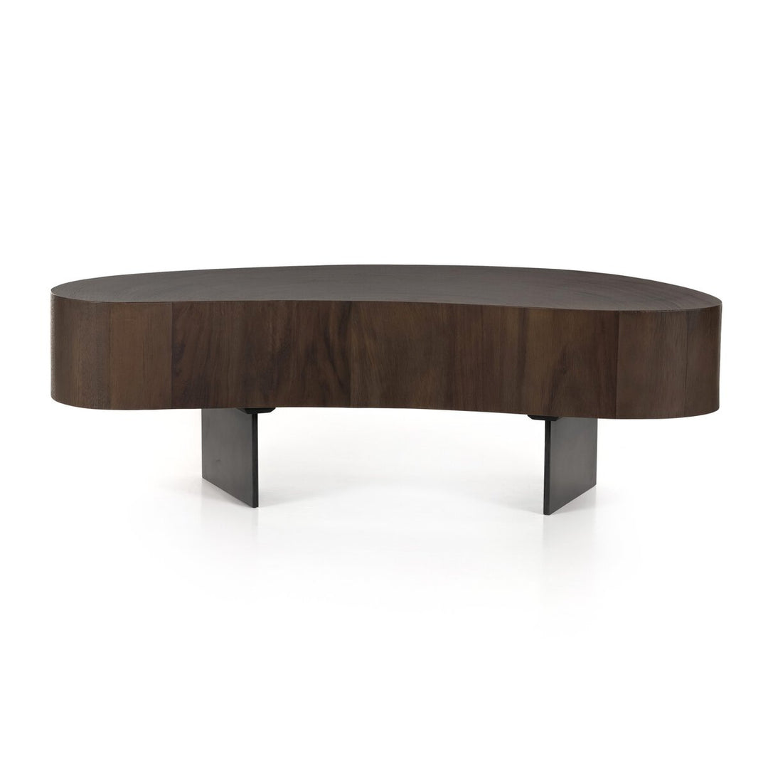 Garrett Coffee Table - Tall Piece - Smoked Guanacaste