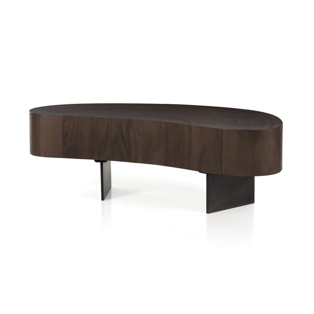 Garrett Coffee Table - Tall Piece - Smoked Guanacaste