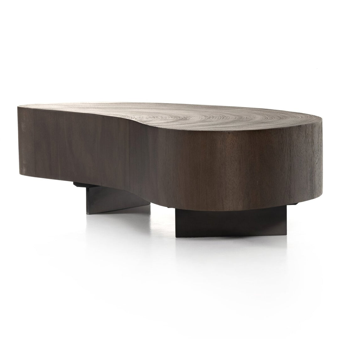 Garrett Coffee Table - Short Piece - Smoked Guanacaste