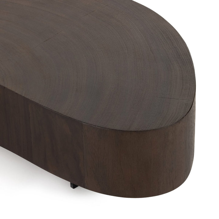 Garrett Coffee Table - Short Piece - Smoked Guanacaste