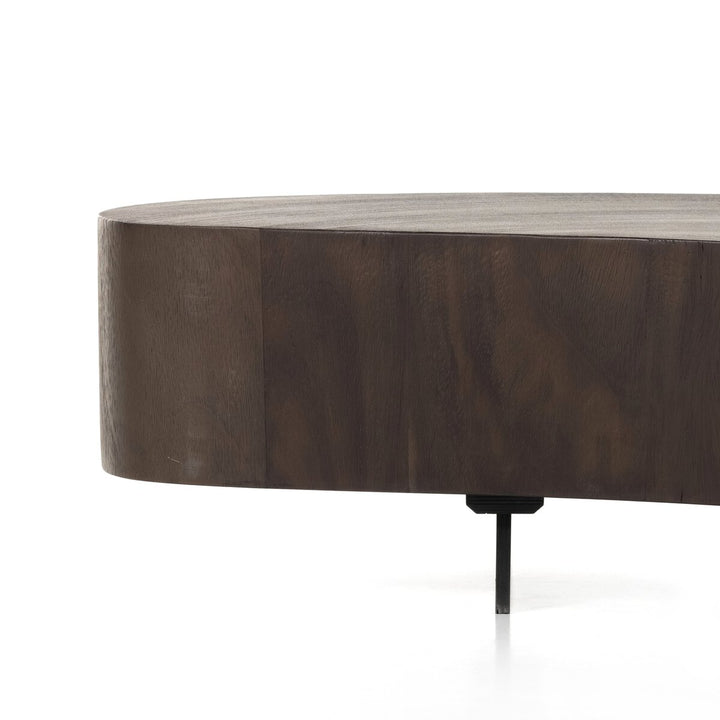 Garrett Coffee Table - Short Piece - Smoked Guanacaste