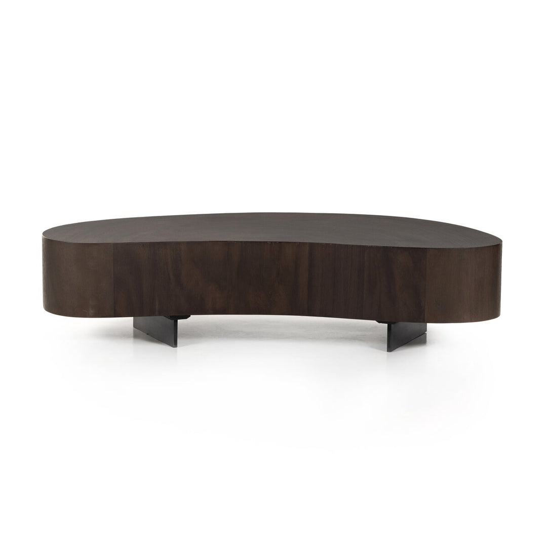 Garrett Coffee Table - Short Piece - Smoked Guanacaste