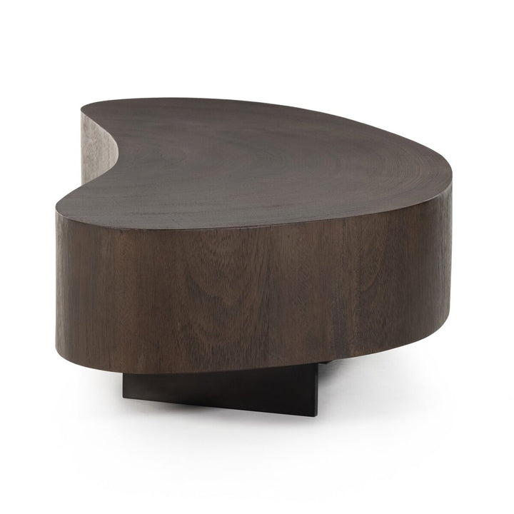 Garrett Coffee Table - Short Piece - Smoked Guanacaste