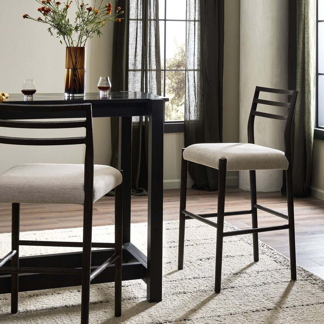 Fairfield Bar + Counter Stool - Light Carbon - Bar