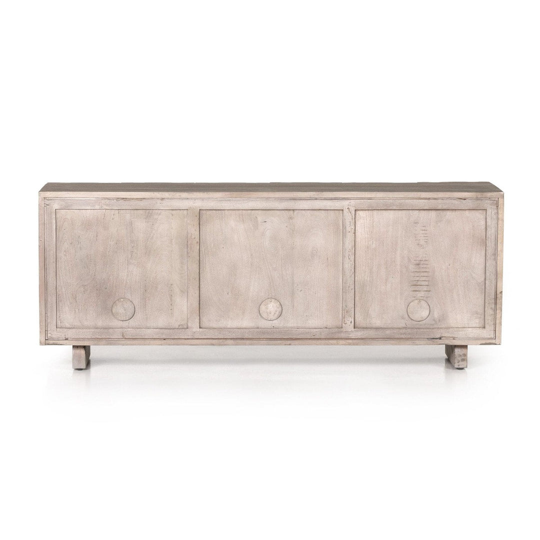 River Media Console - Aged Grey