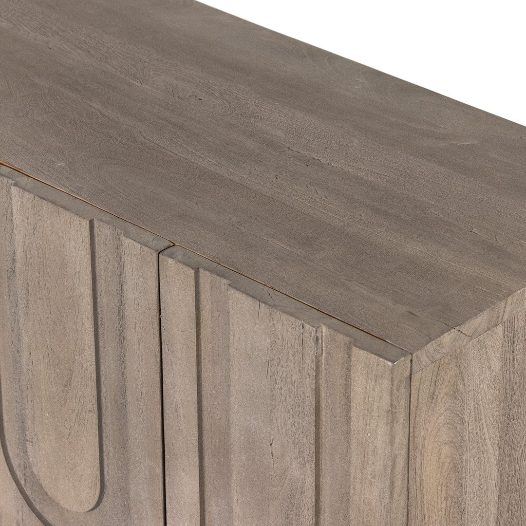 River Media Console - Aged Grey