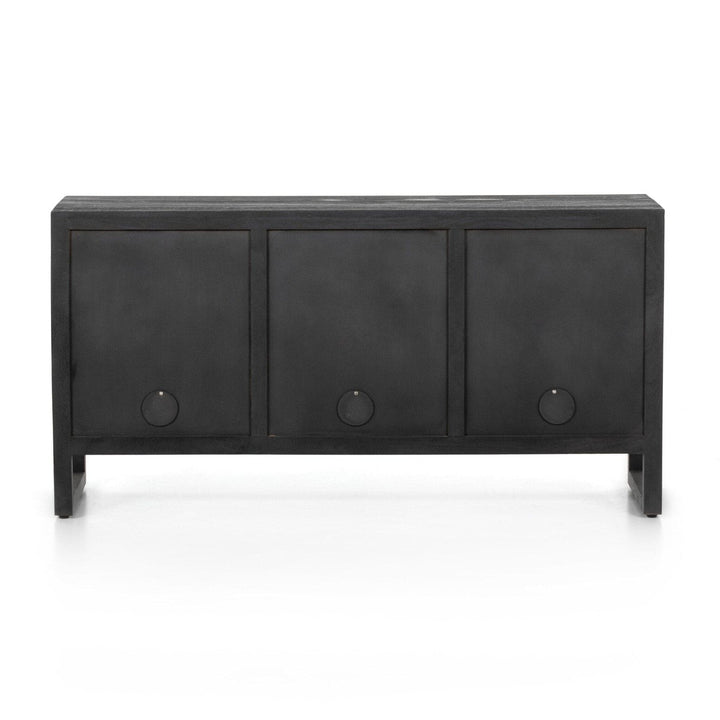 Landon Media Console - Dark Reeded Totem