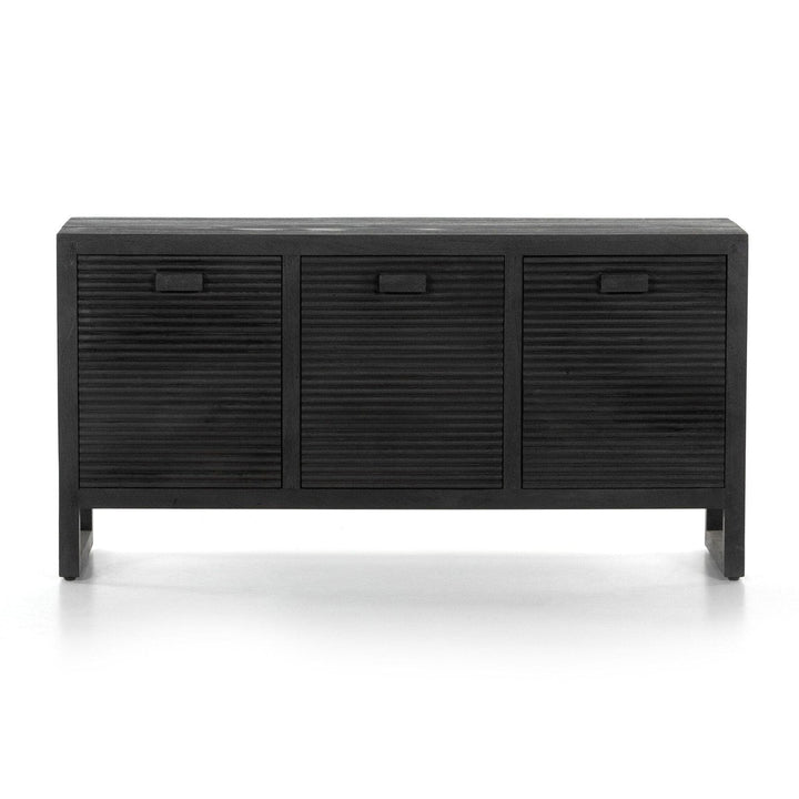 Landon Media Console - Dark Reeded Totem