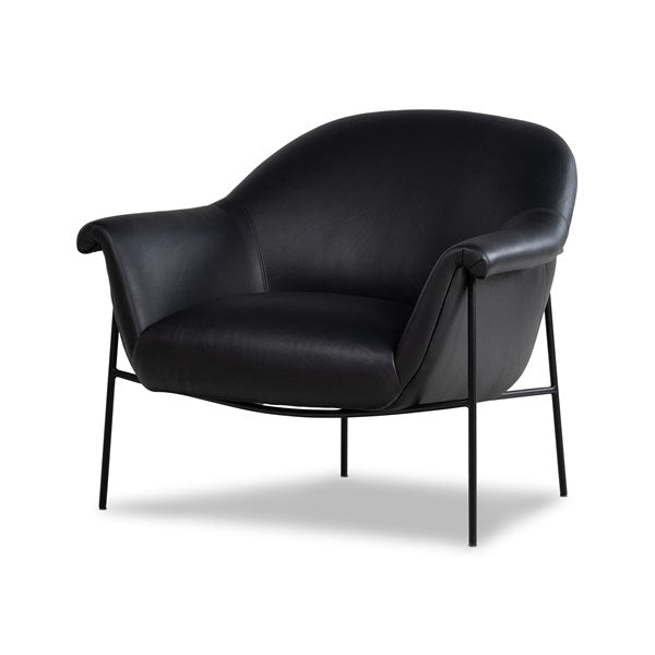 Suerte Chair-Four Hands-FH-226092-009-Lounge ChairsCarson Black-11-France and Son