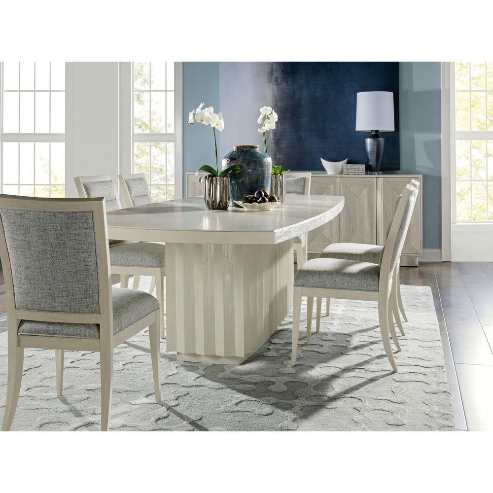 Dining Tables Sarto Rectangular Dining Table - Antiqued White