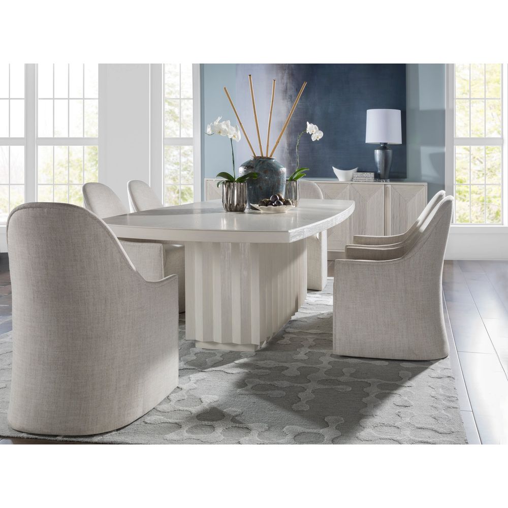 Dining Tables Sarto Rectangular Dining Table - Antiqued White
