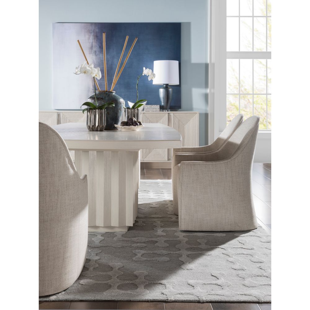 Sarto Rectangular Dining Table - Antiqued White