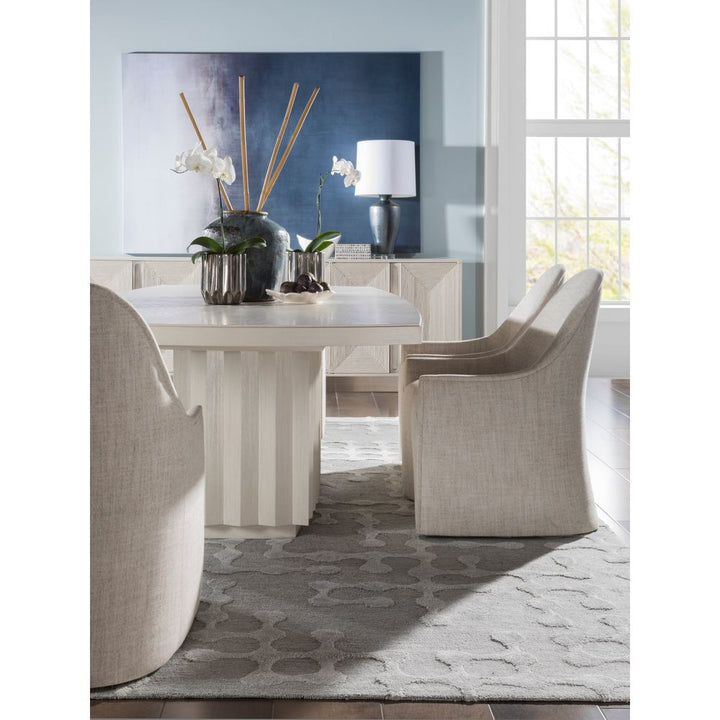 Sarto Rectangular Dining Table - Antiqued White
