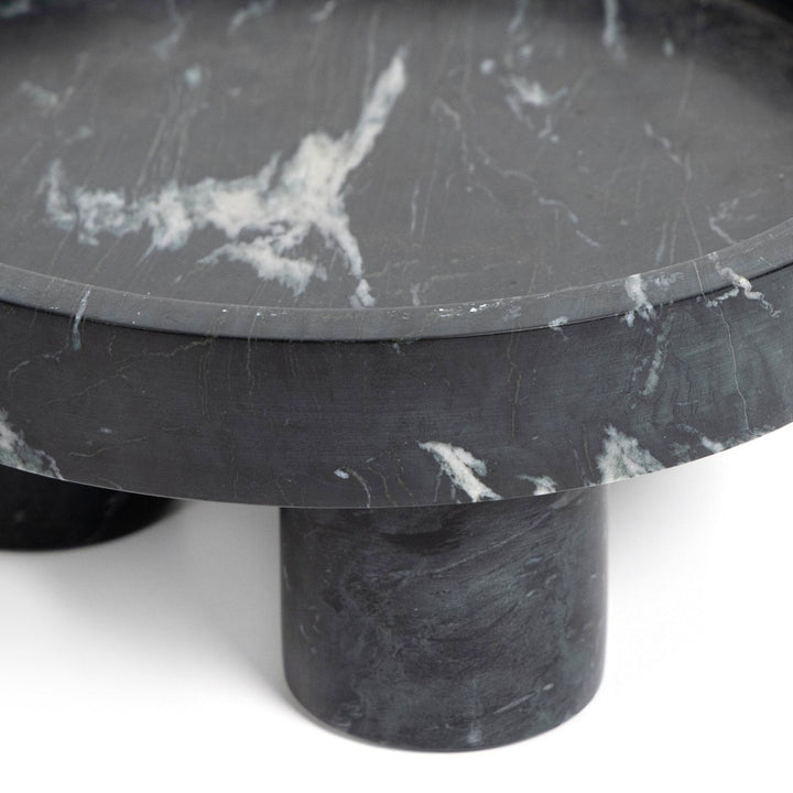 Kato Bowls, Set Of 2 - Black Marble