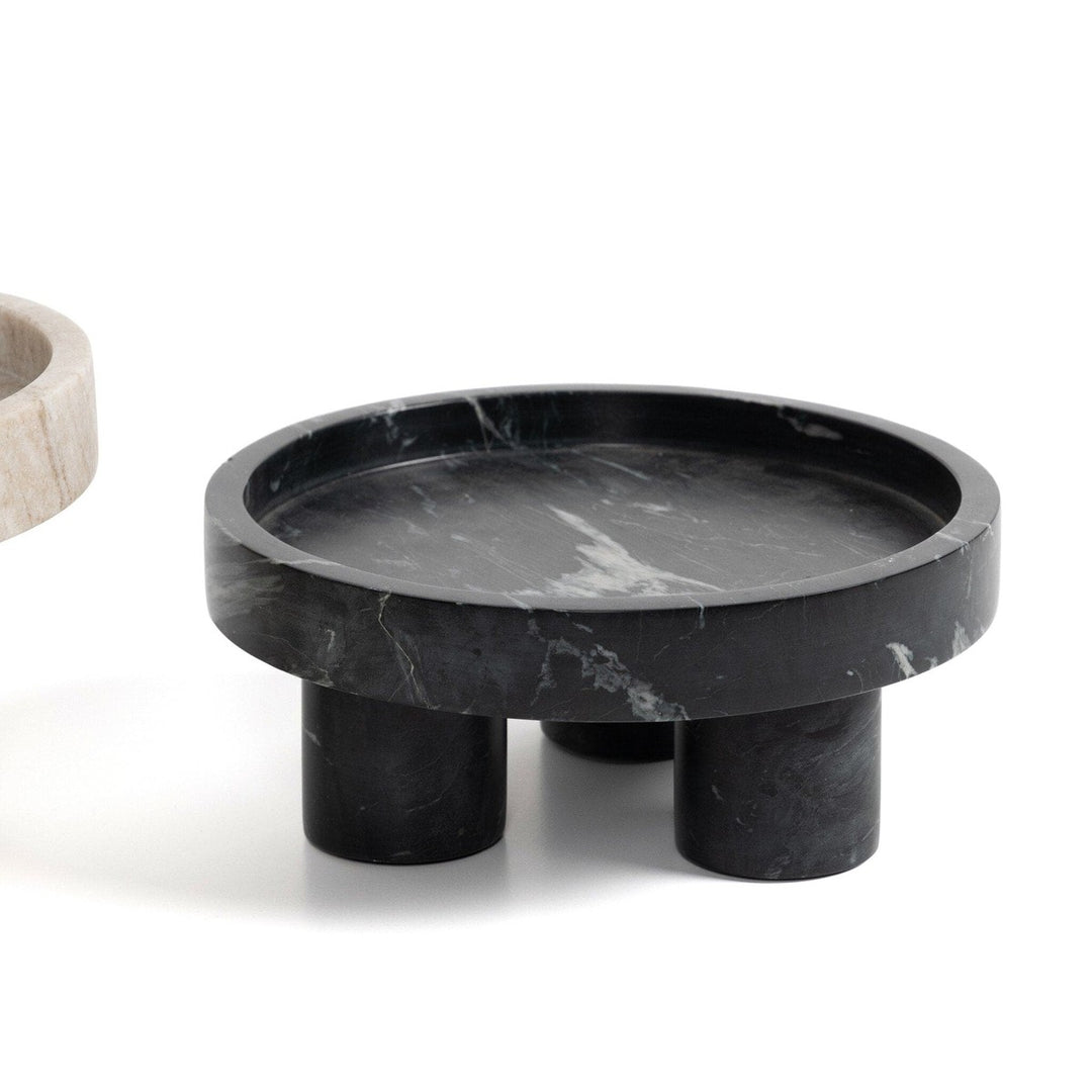 Kato Bowls, Set Of 2 - Black Marble