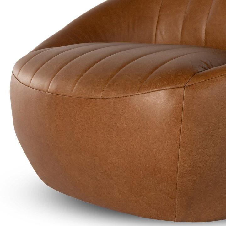 Audra Swivel Chair - Heirloom Sienna