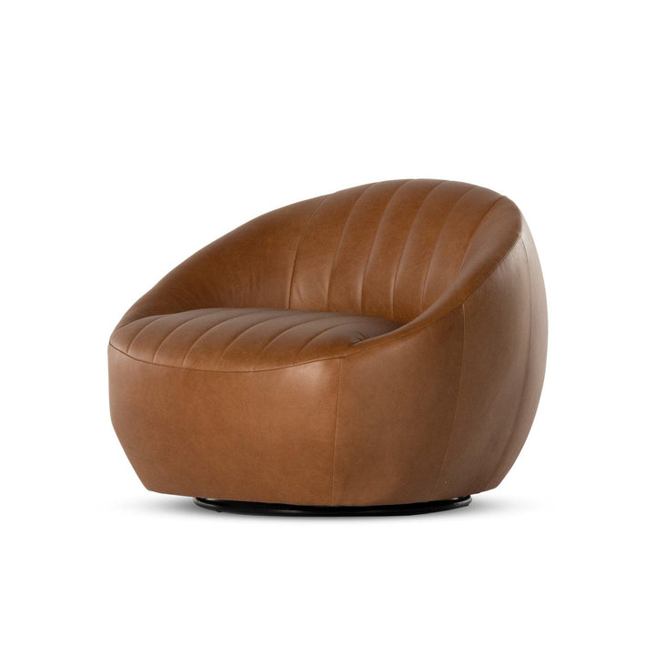 Audra Swivel Chair - Heirloom Sienna