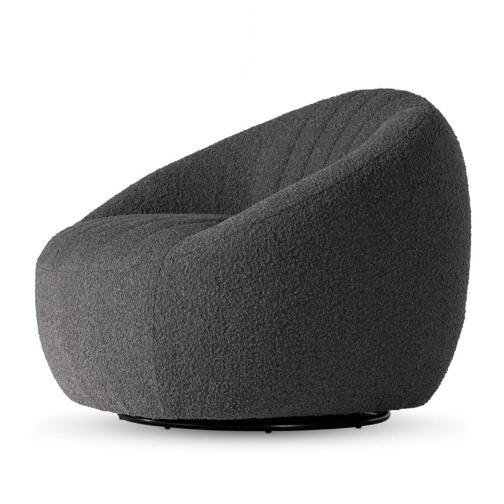 Audra Swivel Chair - Knoll Charcoal