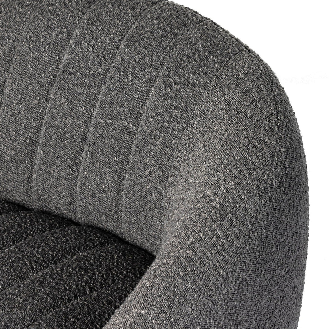 Audra Swivel Chair - Knoll Charcoal