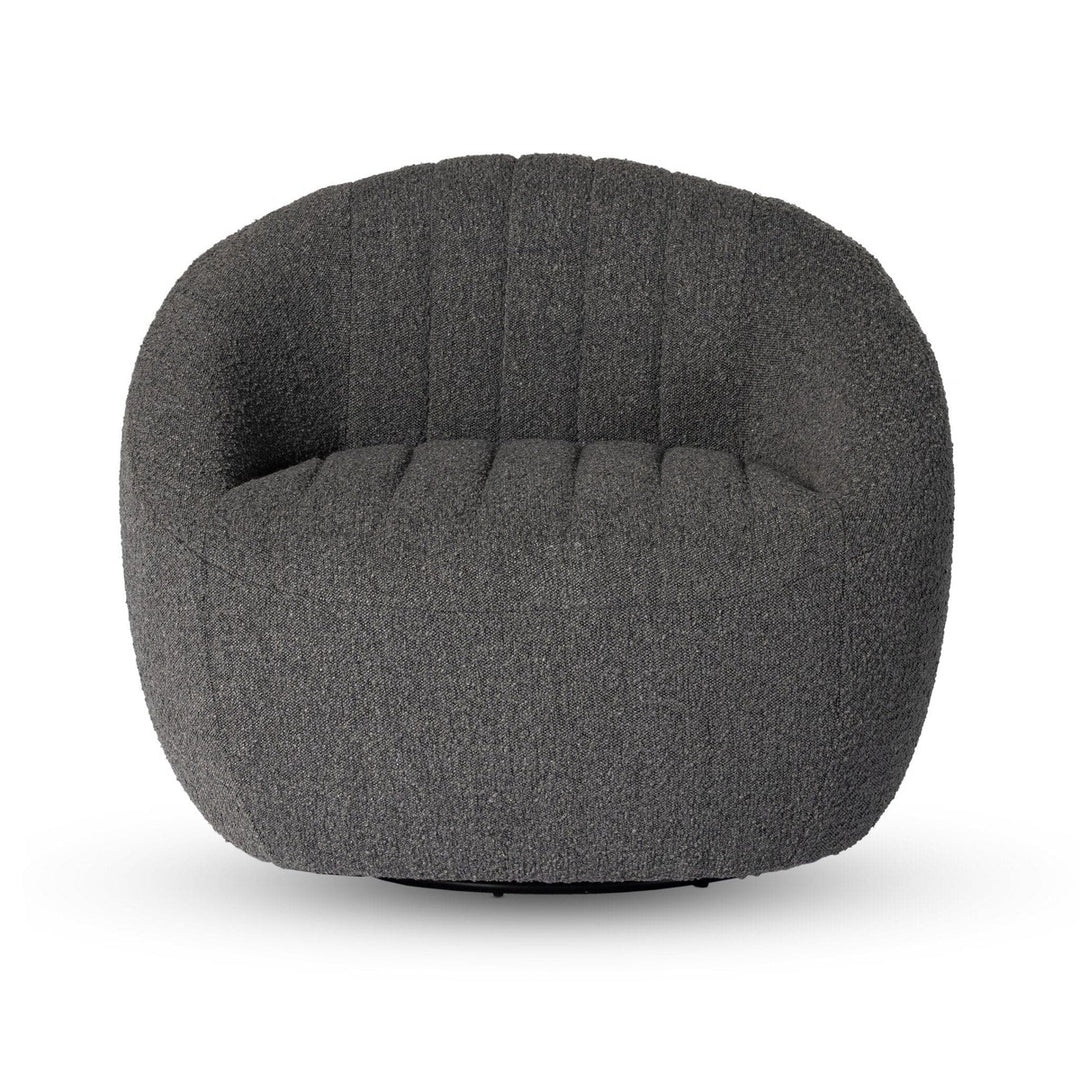 Audra Swivel Chair - Knoll Charcoal