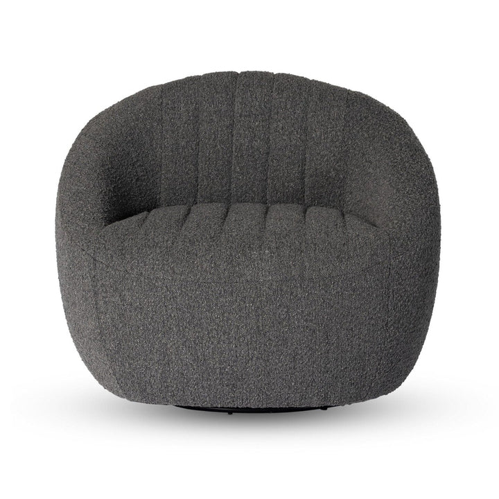 Audra Swivel Chair - Knoll Charcoal