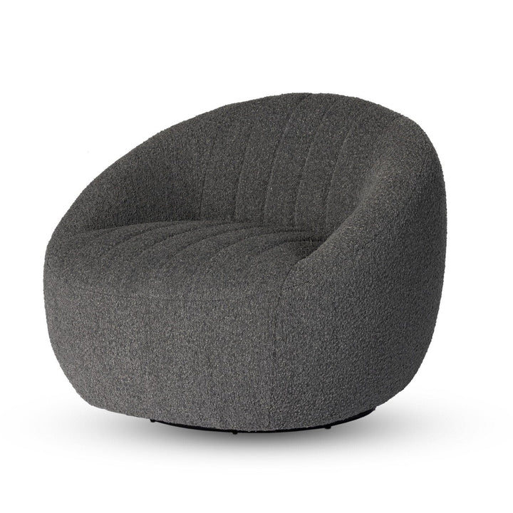 Audra Swivel Chair - Knoll Charcoal